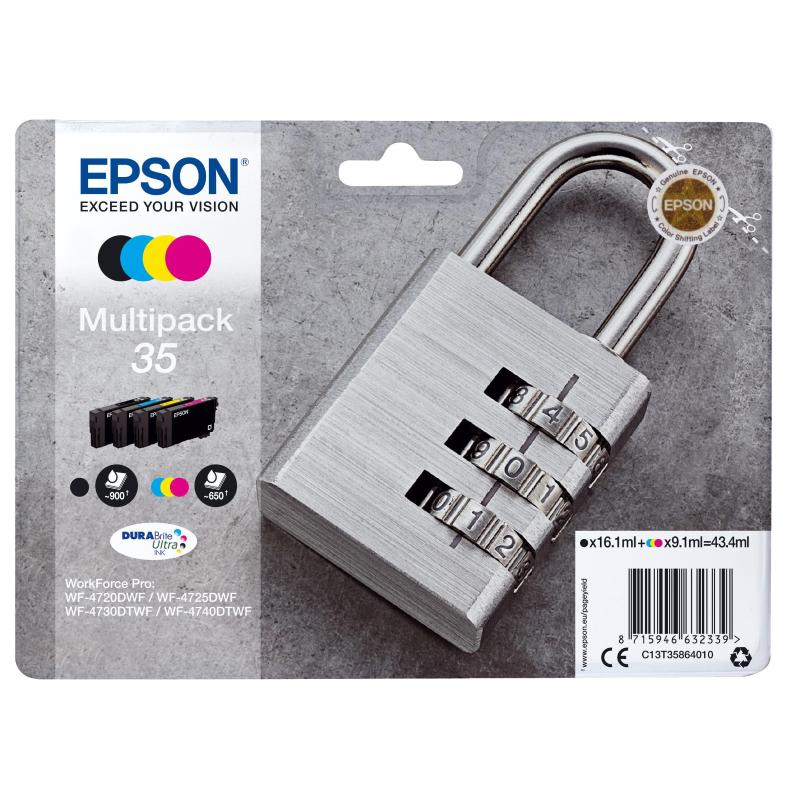Epson padlock multipack 4-colours 35 durabrite ultra ink