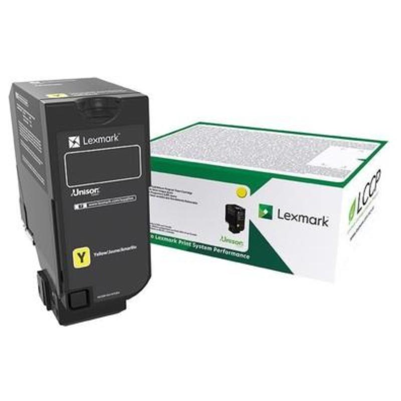 Lexmark 75b20y0 cartuccia toner 1 pz originale giallo