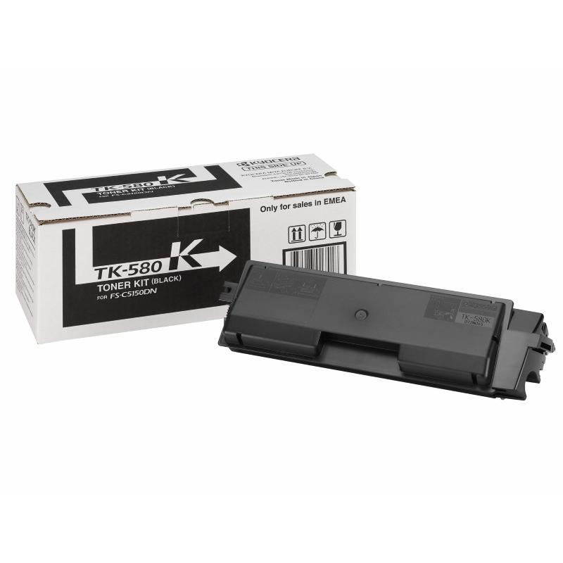 Kyocera tk-580k cartuccia toner 1 pz originale nero