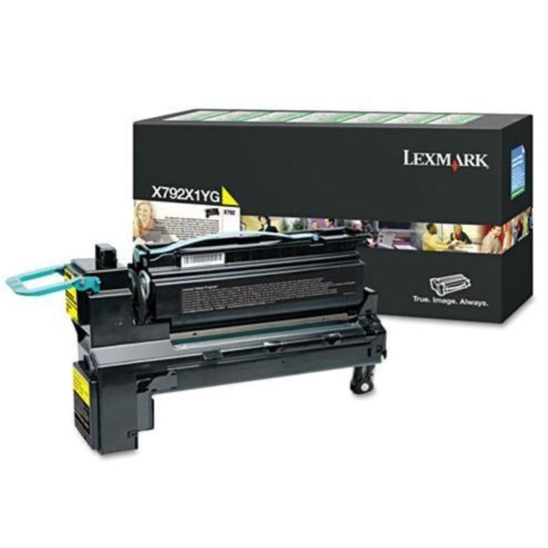 Lexmark x792x1yg cartuccia toner 1 pz originale giallo
