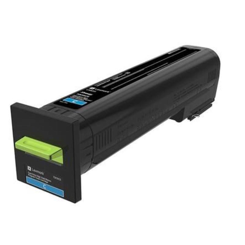 Lexmark 72k2xc0 cartuccia toner originale ciano