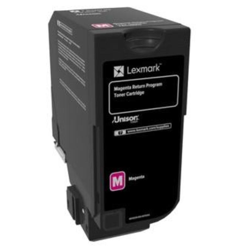 Lexmark 74c20m0 cartuccia toner 1 pz originale magenta