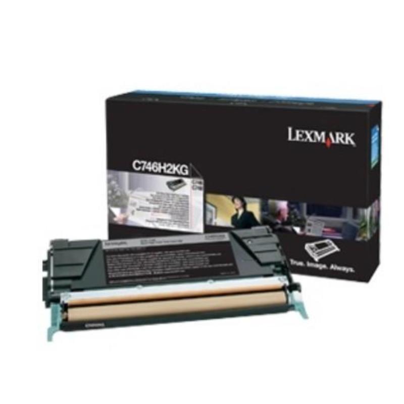 Lexmark c746h3kg cartuccia toner 1 pz originale nero