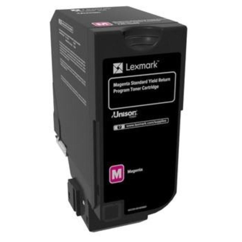 Lexmark 74c2sm0 cartuccia toner 1 pz originale magenta