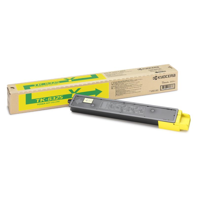 Kyocera tk-8325y cartuccia toner 1 pz originale giallo