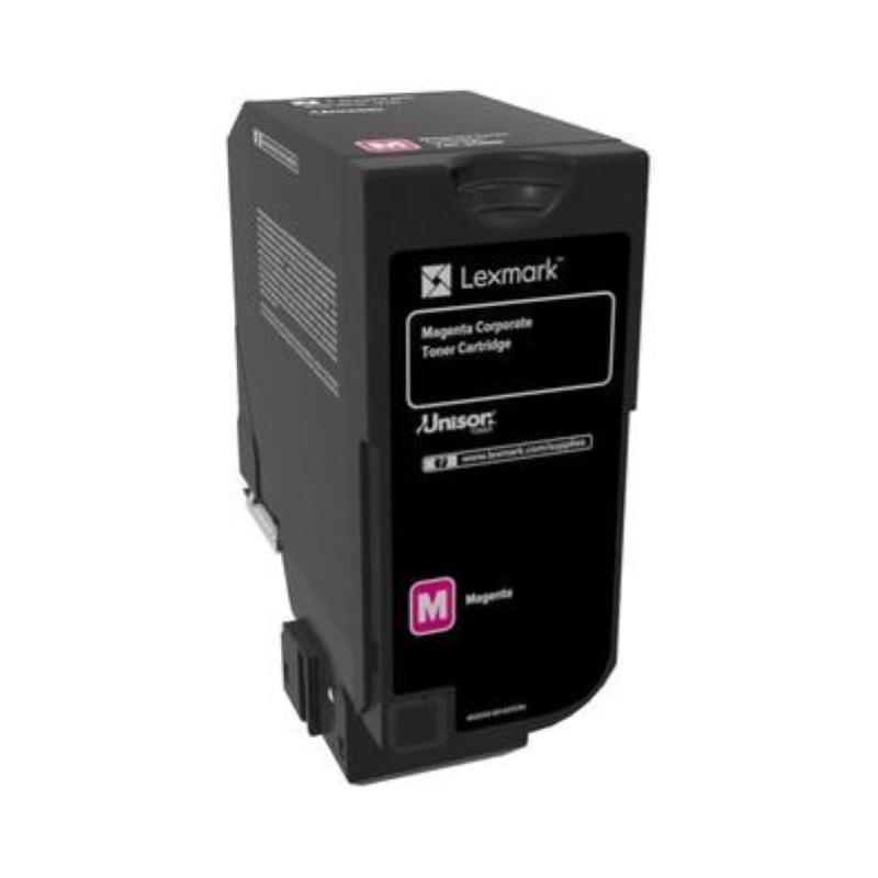 Lexmark 74c20me cartuccia toner 1 pz originale magenta