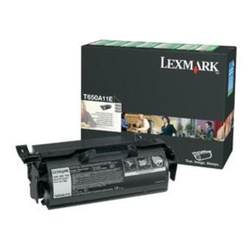 Lexmark t650a11e cartuccia toner 1 pz originale nero