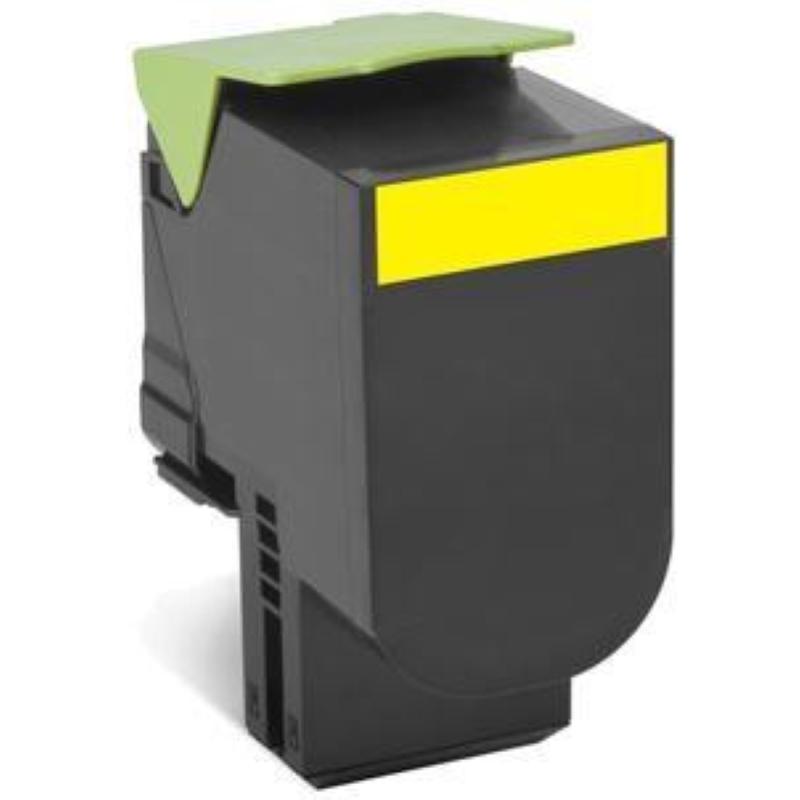 Lexmark 802xy cartuccia toner 1 pz originale giallo
