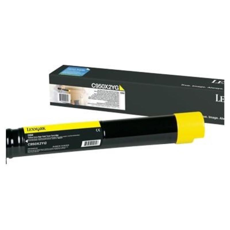 Toner altissima resa C950 Lexmark giallo C950X2YG - Immagine 4