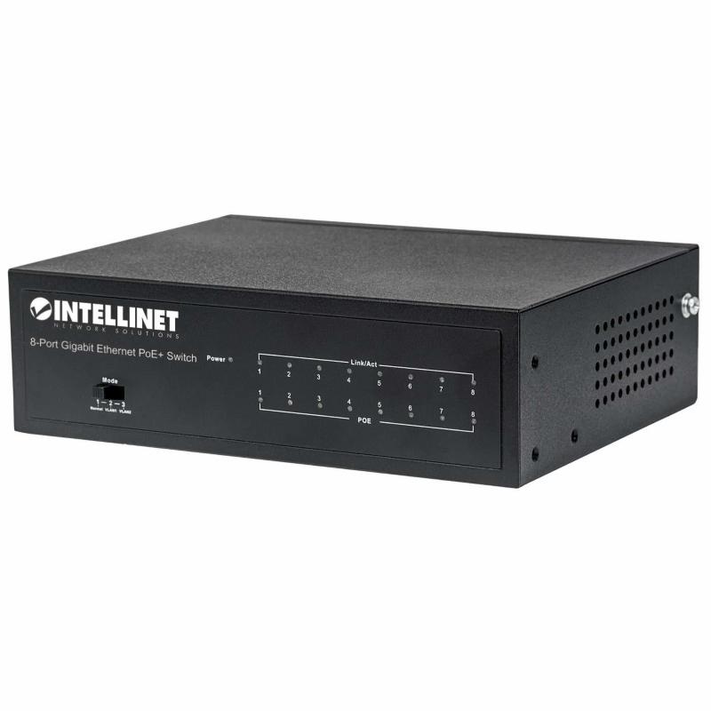 Switch Gigabit 8x 1000Mbps RJ45 PoE/PoE+ 60W VLAN 561204 - Immagine 4