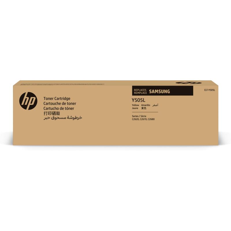 Samsung cartuccia toner giallo originale hp clt-y505l ad alta capacità