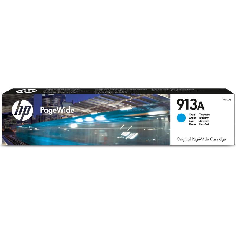 Hp cartuccia ciano originale 913a pagewide