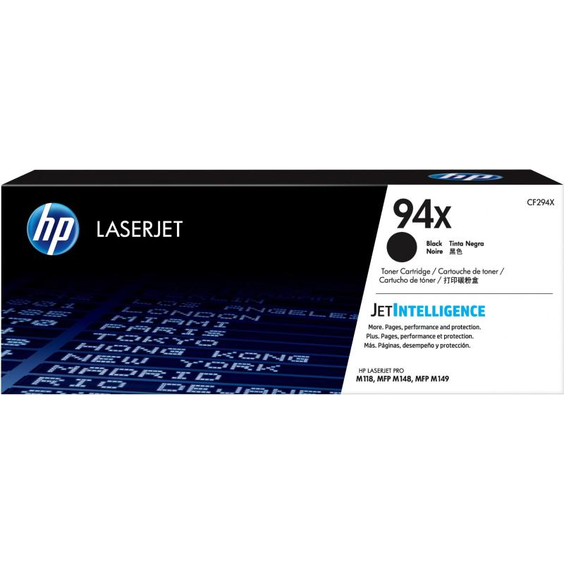 Hp cartuccia toner nero originale laserjet 94x ad alta capacità