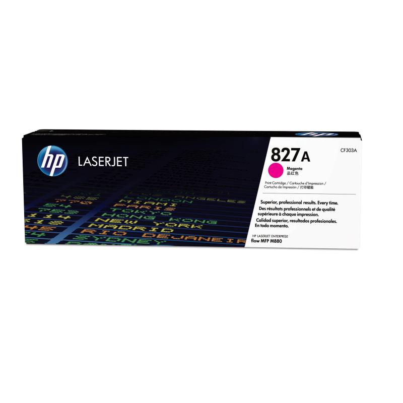 Hp cartuccia toner originale magenta laserjet 827a