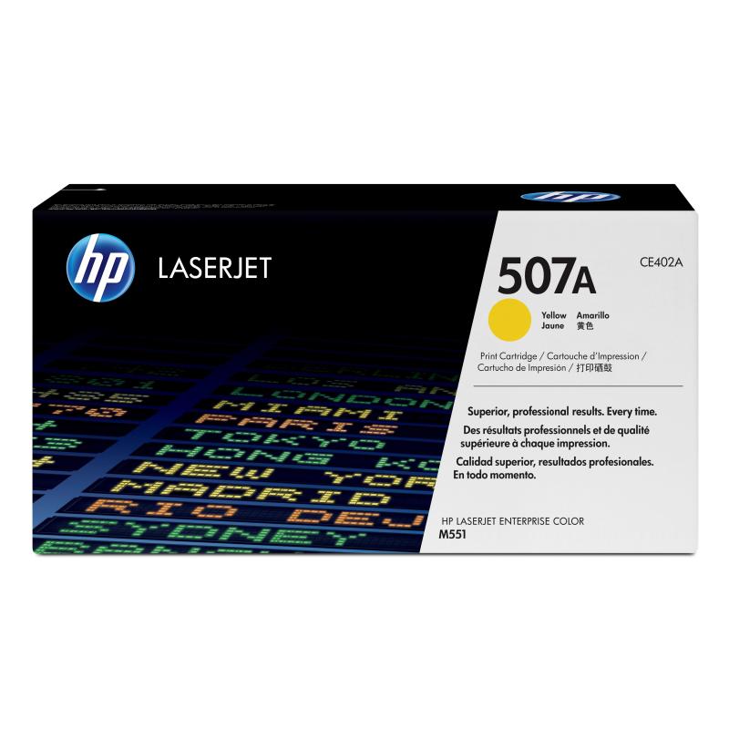 Hp cartuccia toner originale giallo laserjet 507a
