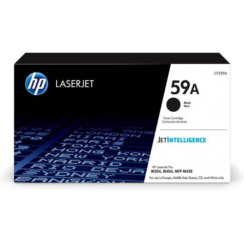 Hp cartuccia toner nero originale laserjet 59a