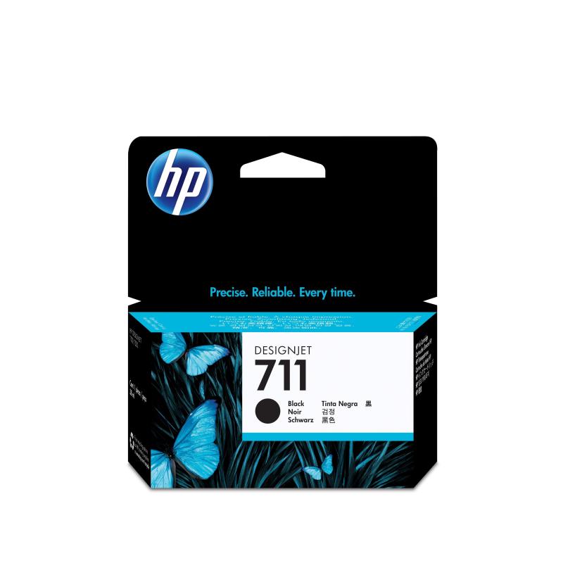 Hp cartuccia inchiostro nero designjet 711, 38 ml
