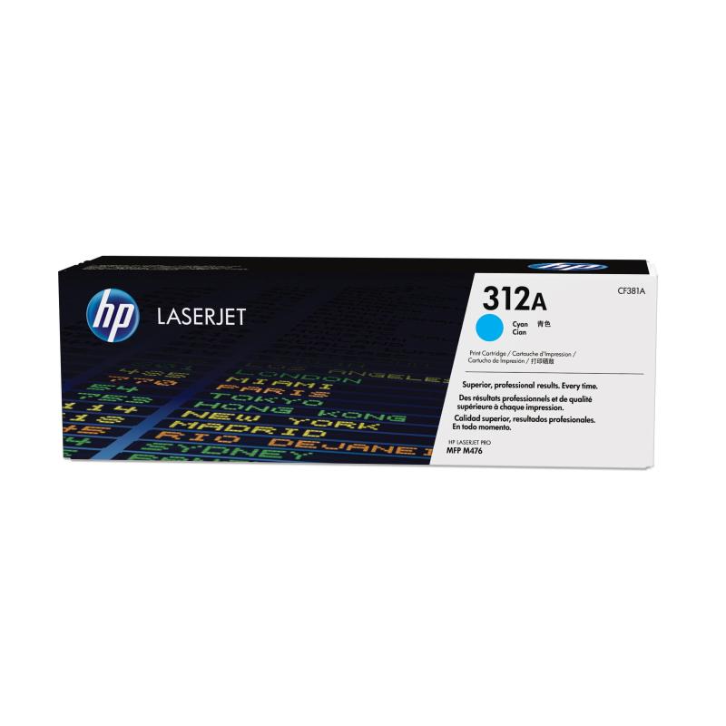 Hp cartuccia toner ciano laserjet 312a