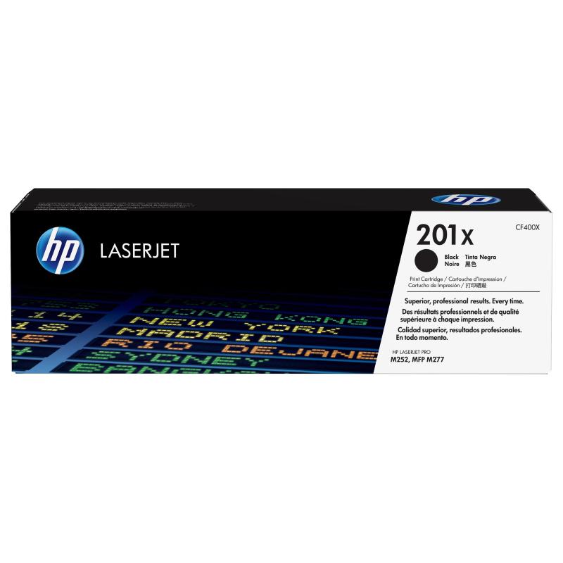 Hp cartuccia toner originale nero ad alta capacità laserjet 201x