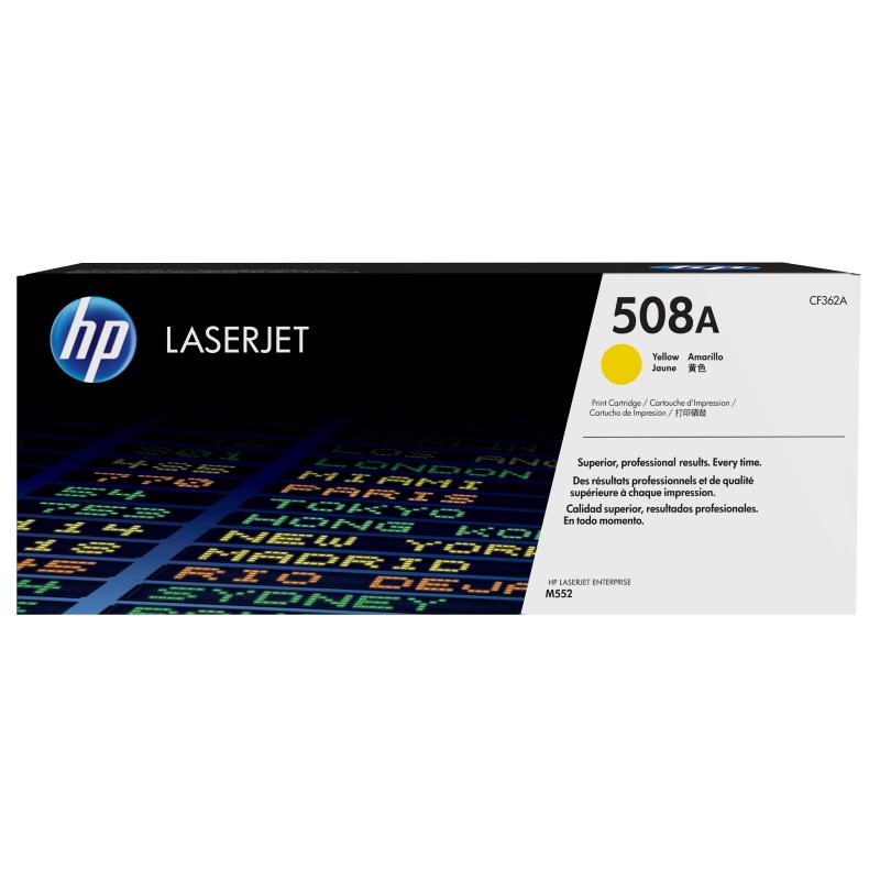 Hp cartuccia toner giallo originale laserjet 508a