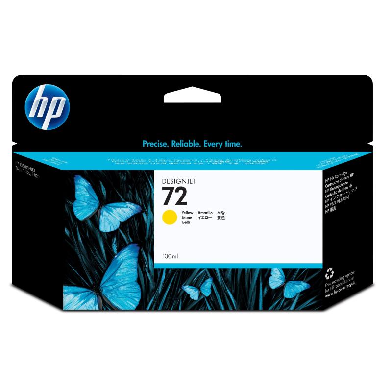 Hp cartuccia inchiostro giallo 72, 130 ml