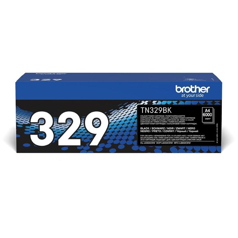 Brother tn-329bk cartuccia toner 1 pz originale nero