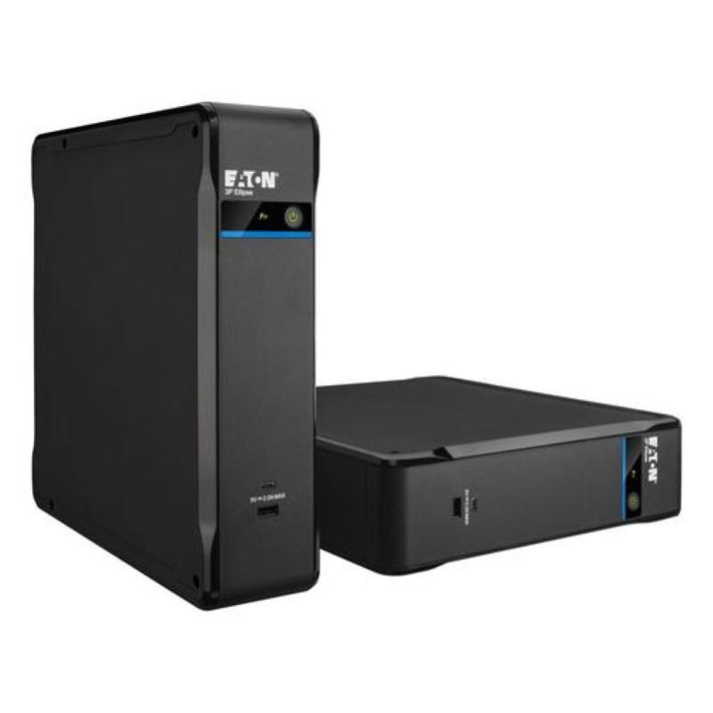 Eaton ellipse eco ups usb din 1600 va 1000w ingr: c14 usc: (4) schuko (4) schuko solo sovratends tow