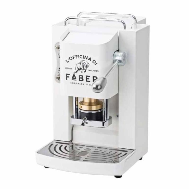 (ricondizionato) macchina da caffe` a cialde pro deluxe pure white cromato