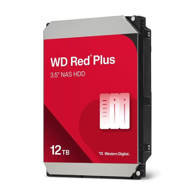 Western digital hd 3,5 12tb 7200rpm 512mb red plus sata3 nas storage