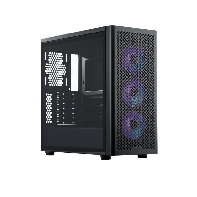 Cooler master case minitower no psu elite 301lite usb a+c 3,5/2,5 black matx mitx