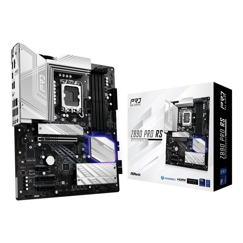 Asrock z890 pro rs - motherboard - atx - lga1851-sockel - z890 chipsatz - usb4, usb 3.2 gen 2x2, usb 3.2 gen 2, usb 3.2
