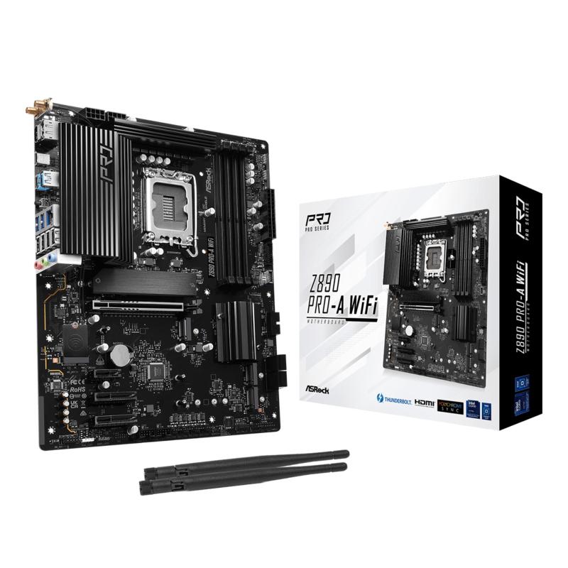 Asrock z890 pro-a wifi - motherboard - atx - lga1851-sockel - z890 chipsatz - usb4, usb-c 3.2 gen 2x2, usb 3.2 gen 2, us