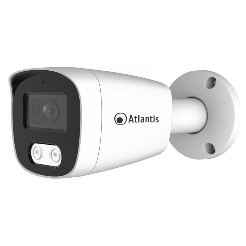 Atlantis land videocamera ip atlantis a11-u827s-bp ultraplex poe bullet bianca-8mp-supp.poe a/b sens.ott.1/2.8cmos-ottica fiss 2.8mm ip67