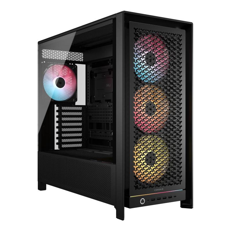 Corsair Nero Frame 5000 Rs Argb E-Atx Tower In Vetro Temperato Usb-C - Immagine 6