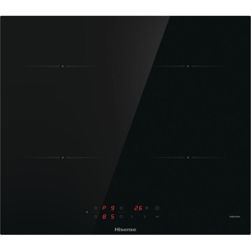 Hisense piano cottura incasso induzione 60cm 4 zone nero hi6401bsce