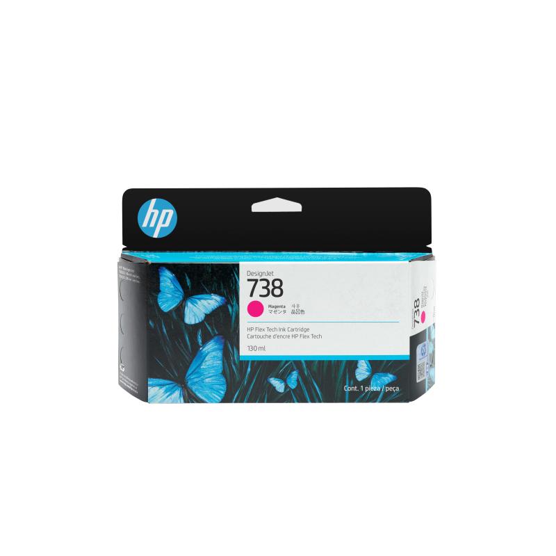 Hpi cartuccia hp 738 498n6a magenta 130ml adatta per designjet t950