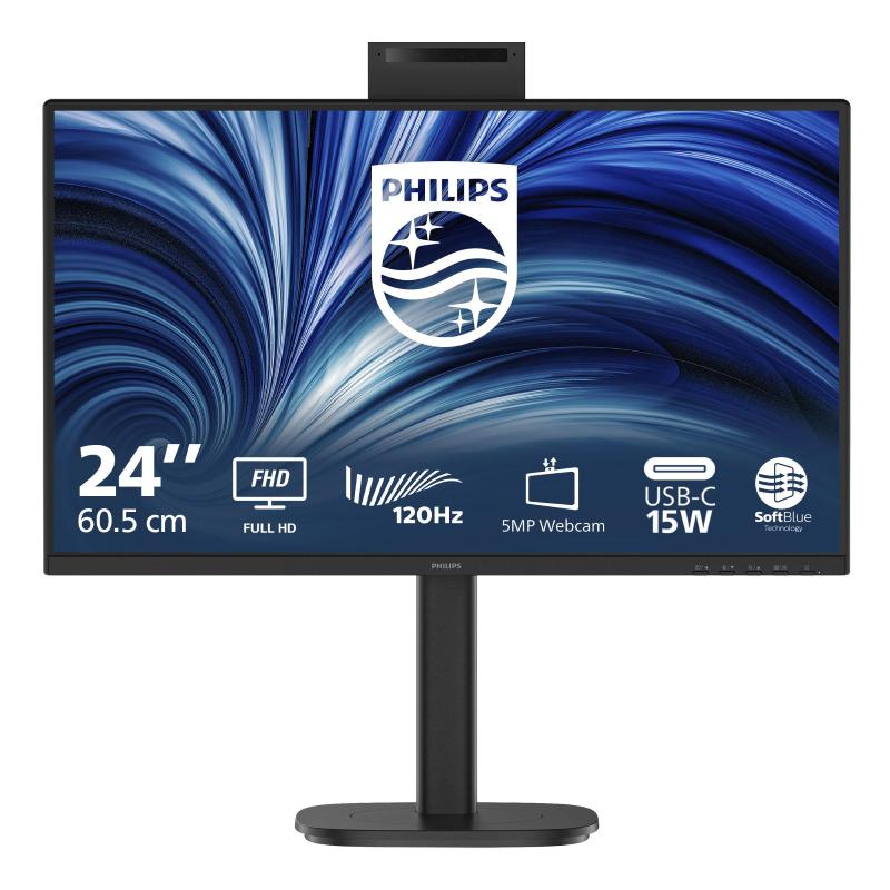 Philips 24B2N3200JH-00 Monitor PC 23,8" Full HD IPS 120 Hz (Nero)