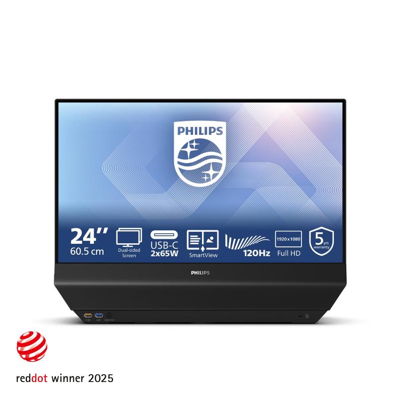 Philips 24B2D5300 Monitor PC 23,8" Full HD IPS 120 Hz (Nero)