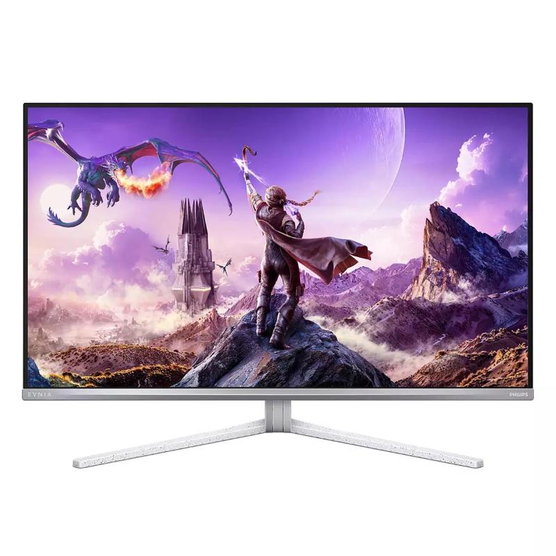 Bianco Philips Evnia 8000 32M2n8900p/00 Monitor Pc 80 Cm (31.5") 3840 X 2160 Pixel 4K Ultra Hd Qd-Oled - Immagine 6