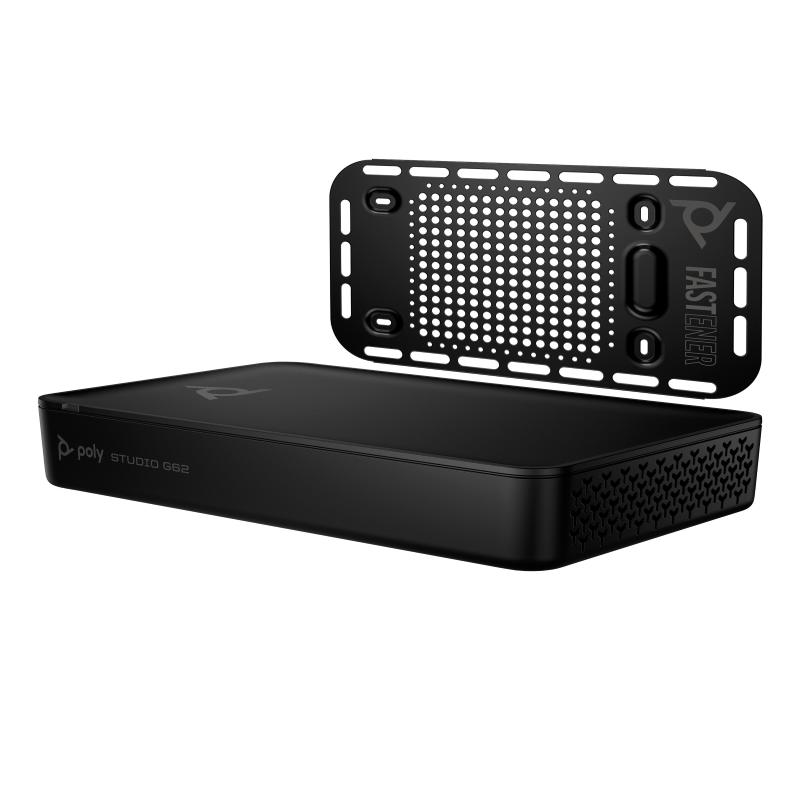 Poly studio g62 video conferencing system with mounting plate kit