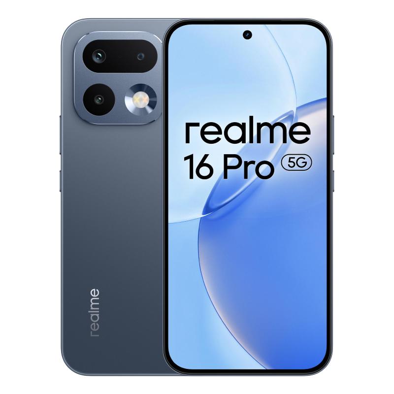 Realme smartphone 16 pro 5g 256gb 8gb pebble grey