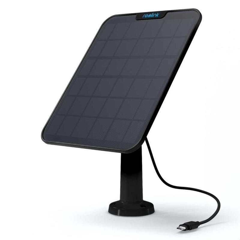 Reolink solarpanel 2, solarpanel, drauÃen, schwarz, reolink, argus 3 2k, argus 3 pro, argus 3 ultra, argus 3 plus, reol
