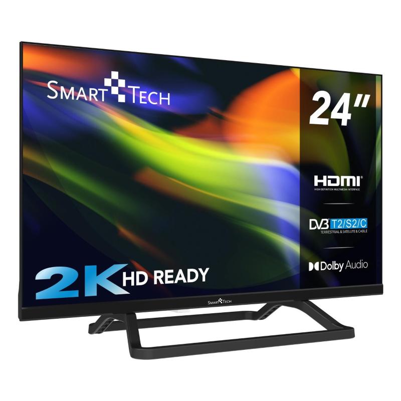 Smart tech tv 24 hd frameless hotel 12v t2/s2 24hn01v3ca (no smart)
