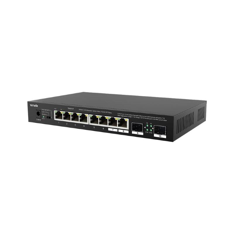 Switch 8p ethernet 2.5g +2p sfp tenda tem2010f