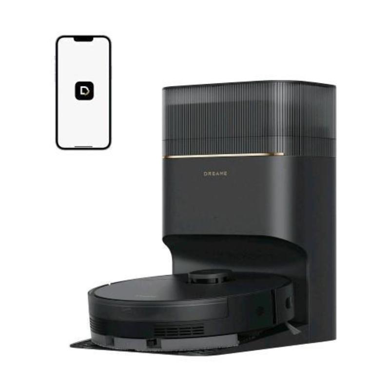 Dreame d20vim pro plus robot aspirapolvere aspirazione vormax 13.000pa lavapavimenti con stazione di ricarica e svuotamento nero