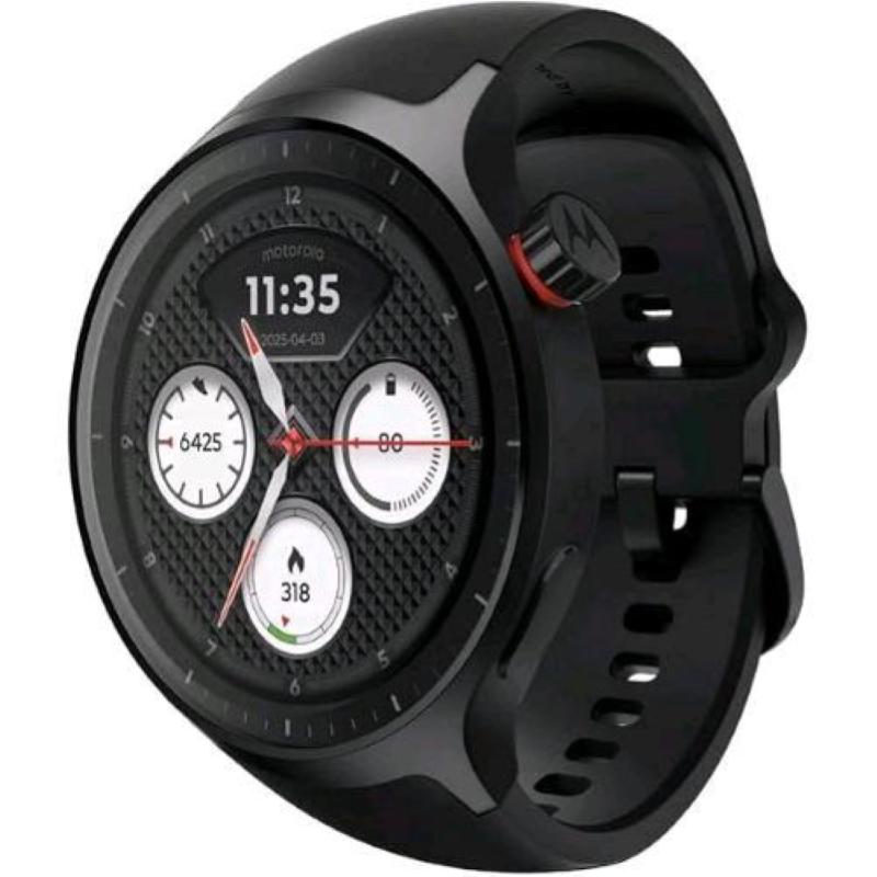 Motorola moto watch 47mm 1.43 oled gps satellitare nero