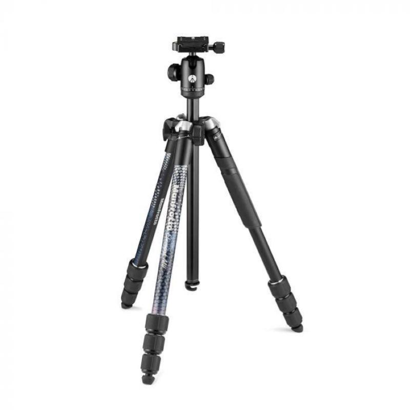 Manfrotto element mii aluminium treppiede fotocamere digitali/film 3 gamba/gambe nero