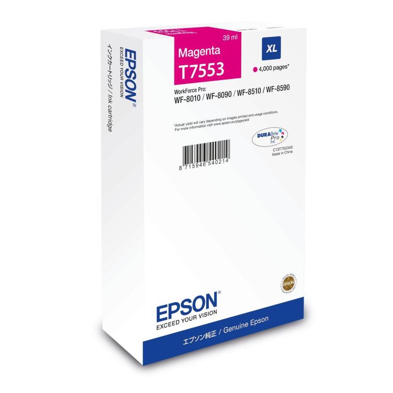 Epson c13t75534n cartuccia d\`inchiostro 1 pz originale resa elevata (xl) magenta