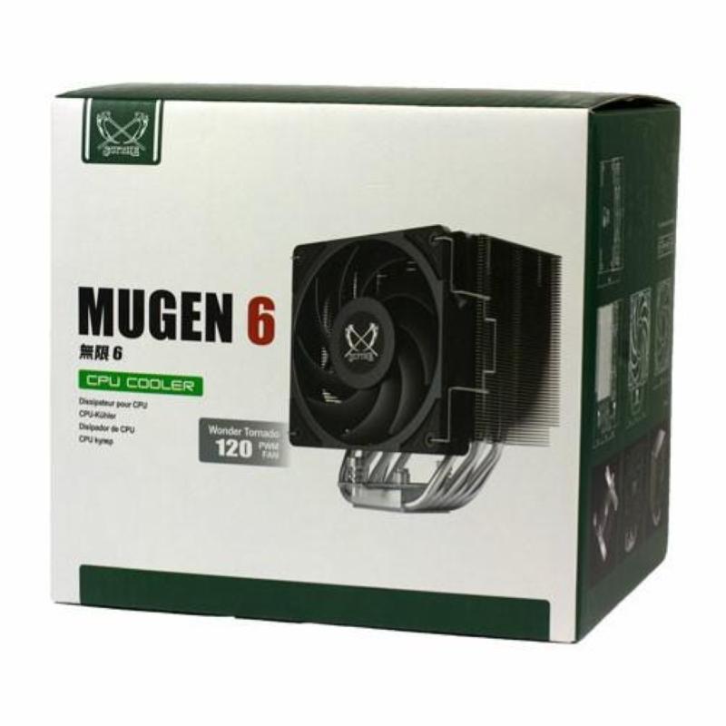 Scythe mugen 6 processore ventilatore 12 cm nero, argento
