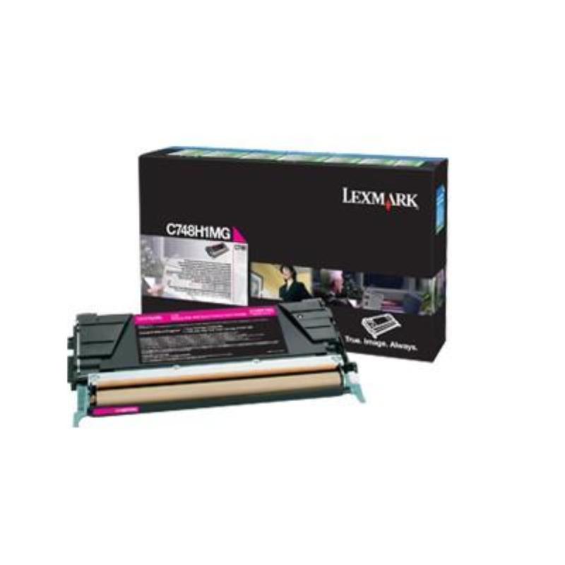 Lexmark c748h1mg cartuccia toner 1 pz originale magenta